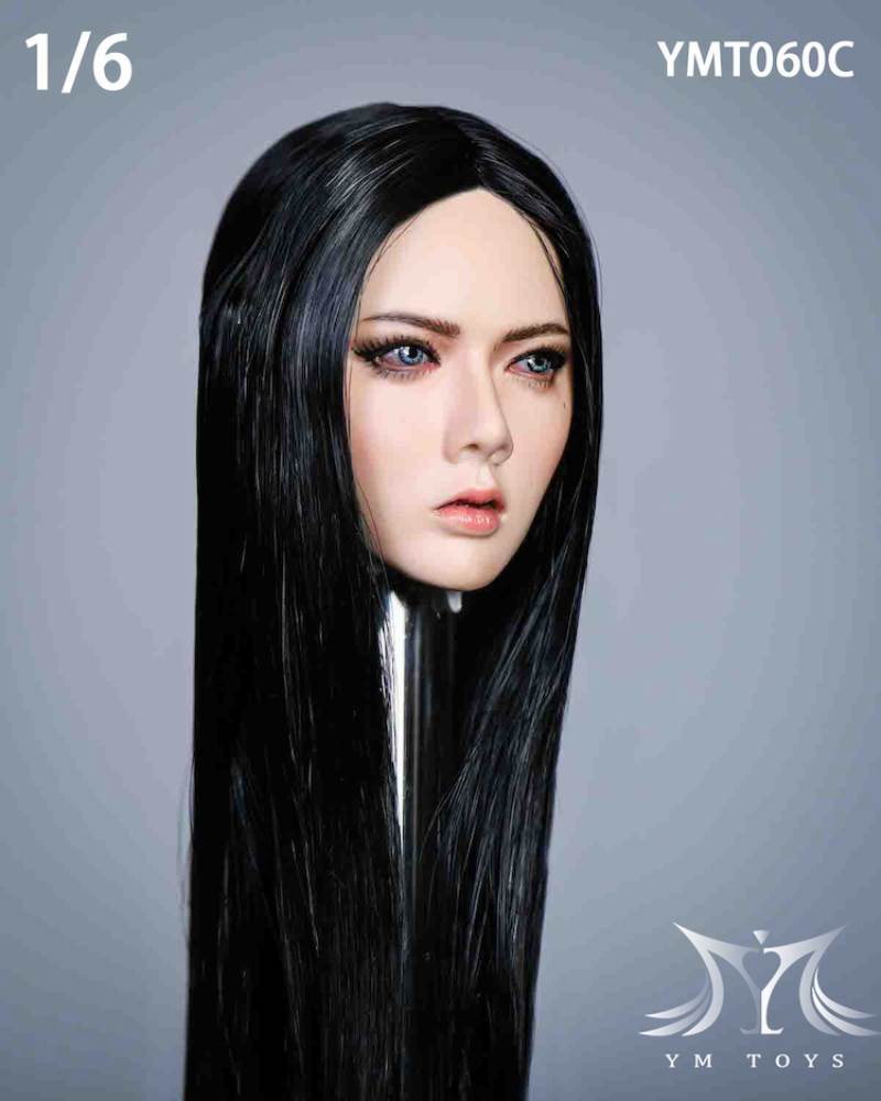 Female head carving 1/6