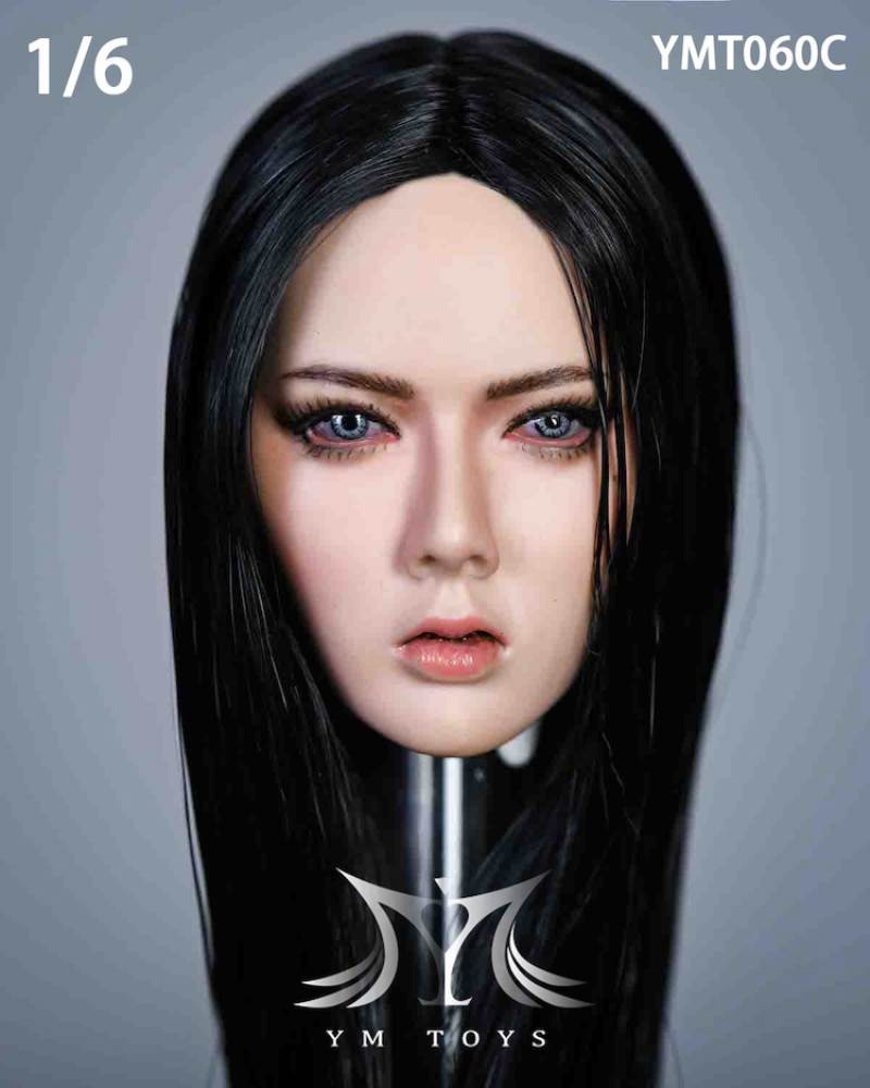 Female head carving 1/6