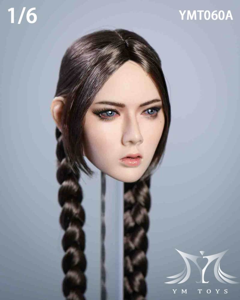 Female head carving 1/6