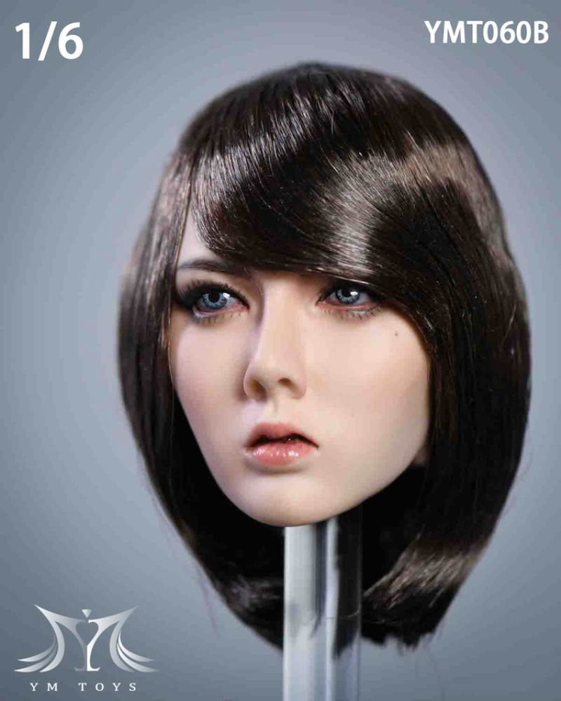 Female head carving 1/6