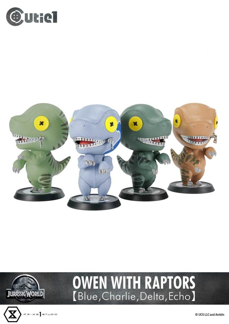 Cutie 1: Jurassic World (Film) Owen with Raptors 【Blue,Charlie,Delta,Echo】