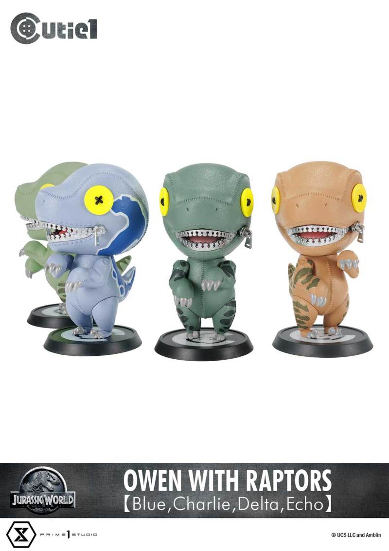 Cutie 1: Jurassic World (Film) Owen with Raptors 【Blue,Charlie,Delta,Echo】