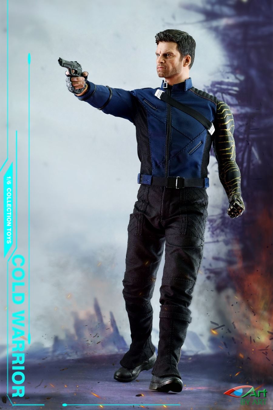 COLD WARRIOR movable doll BY-015 1/6