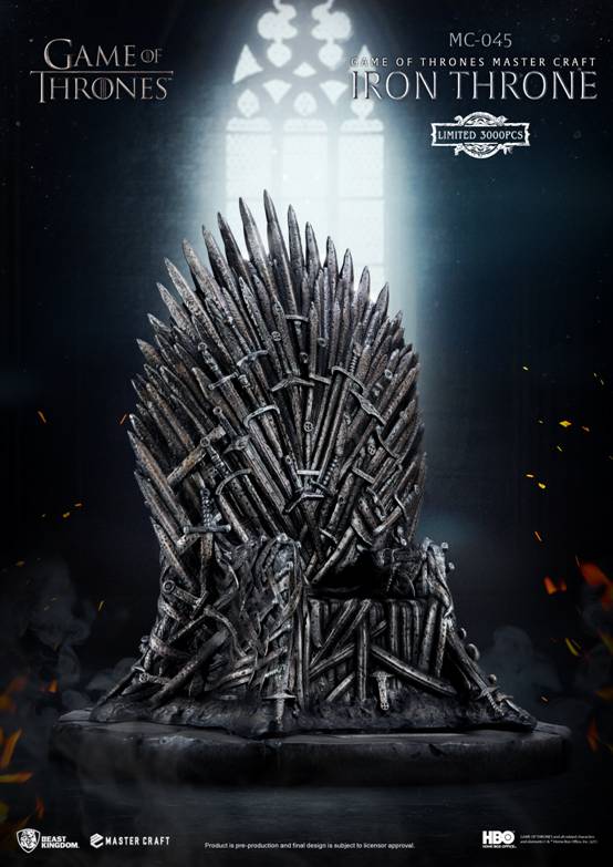 A Song of Ice and Fire: Game of Thrones Extreme Craftsman Series Iron Throne