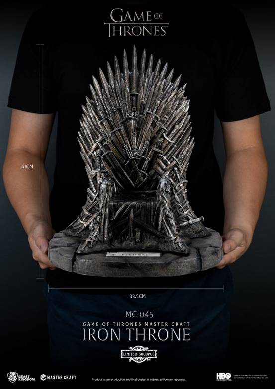 A Song of Ice and Fire: Game of Thrones Extreme Craftsman Series Iron Throne