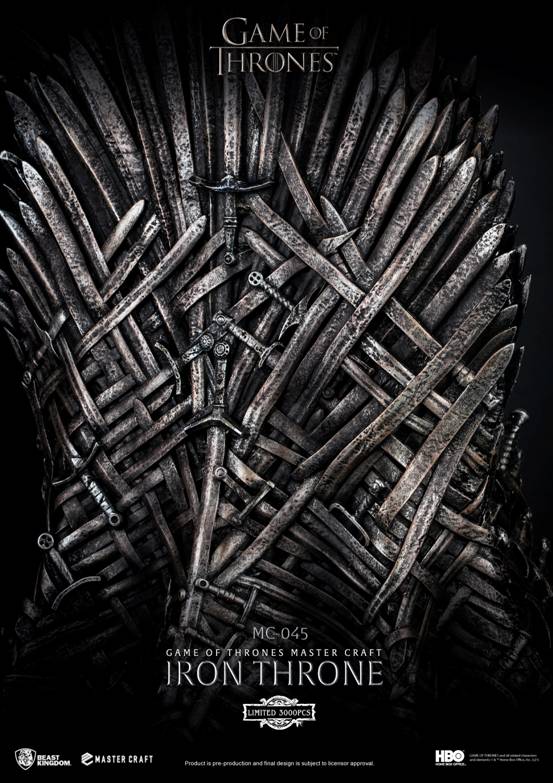 A Song of Ice and Fire: Game of Thrones Extreme Craftsman Series Iron Throne