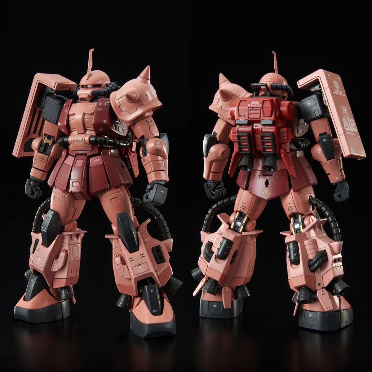 RG 1/144 High Mobility Type Zaku II (Team Monstor Custom)