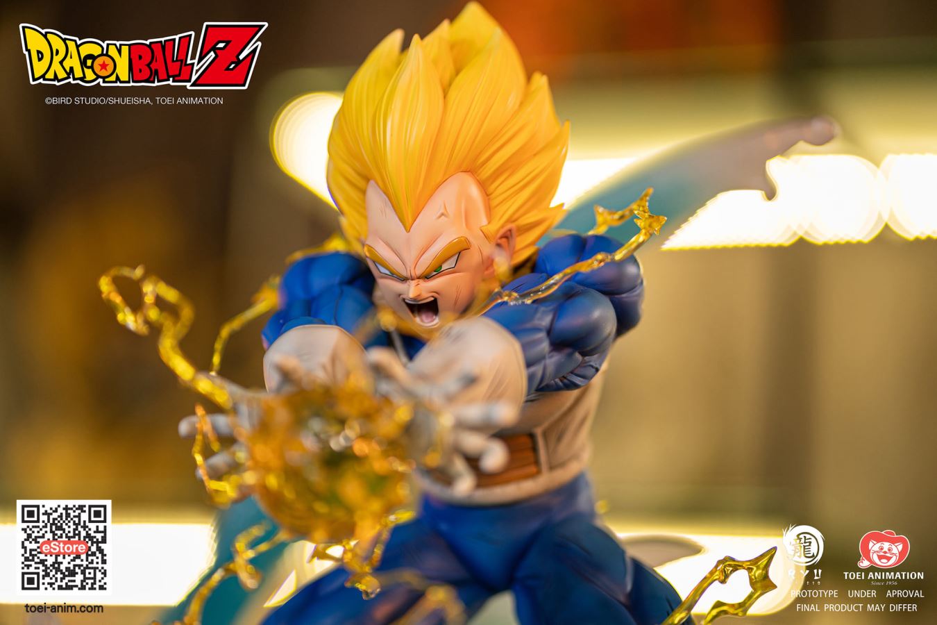 Dragon Ball Z - Vegeta Final Flash 1/4 Scale Premium Statue