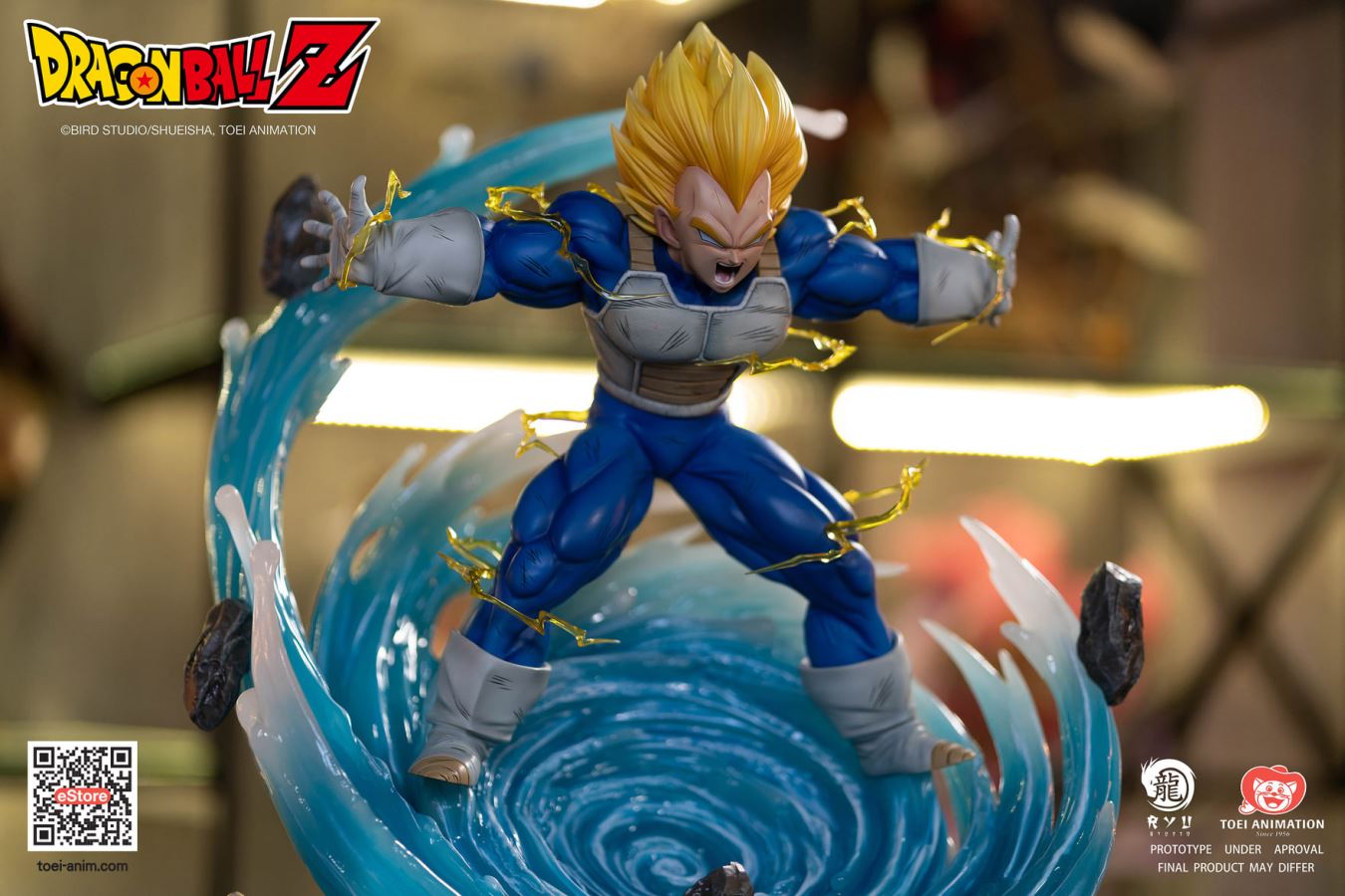Dragon Ball Z - Vegeta Final Flash 1/4 Scale Premium Statue