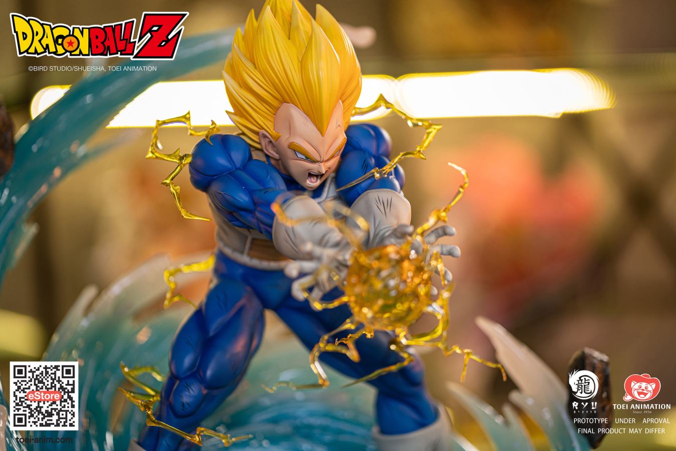 Dragon Ball Z - Vegeta Final Flash 1/4 Scale Premium Statue
