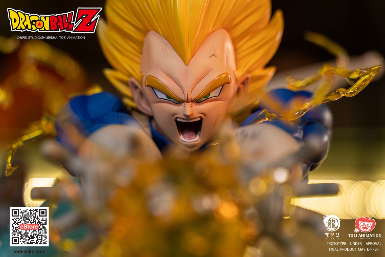 Dragon Ball Z - Vegeta Final Flash 1/4 Scale Premium Statue