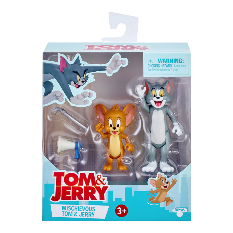Tom and Jerry Action Figure 2Packs 4Types 1 Each, Assorted Carton