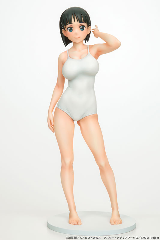 Sword Art Online Suguha Kirigaya White School Swimsuit ver. 1/7