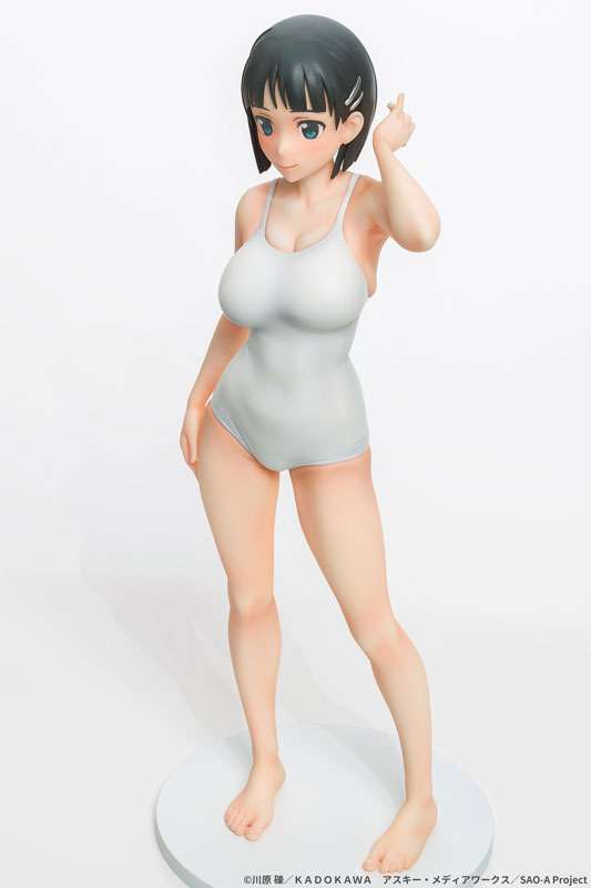 Sword Art Online Suguha Kirigaya White School Swimsuit ver. 1/7