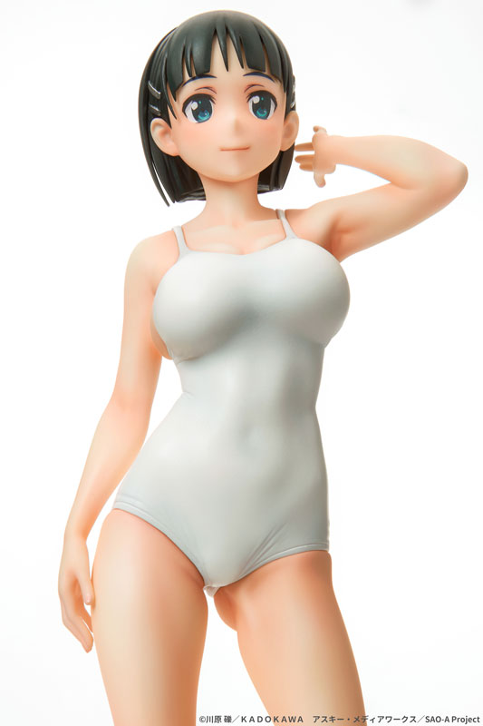 Sword Art Online Suguha Kirigaya White School Swimsuit ver. 1/7