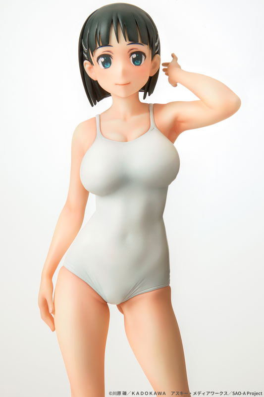 Sword Art Online Suguha Kirigaya White School Swimsuit ver. 1/7