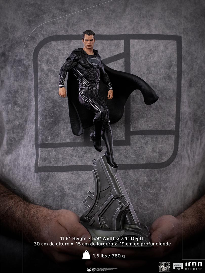 Superman Black Suit Art Scale 1/10 – Zack Snyder’s Justice League