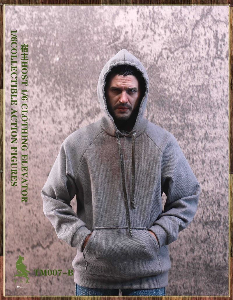 European and American tough guy head carving 1/6