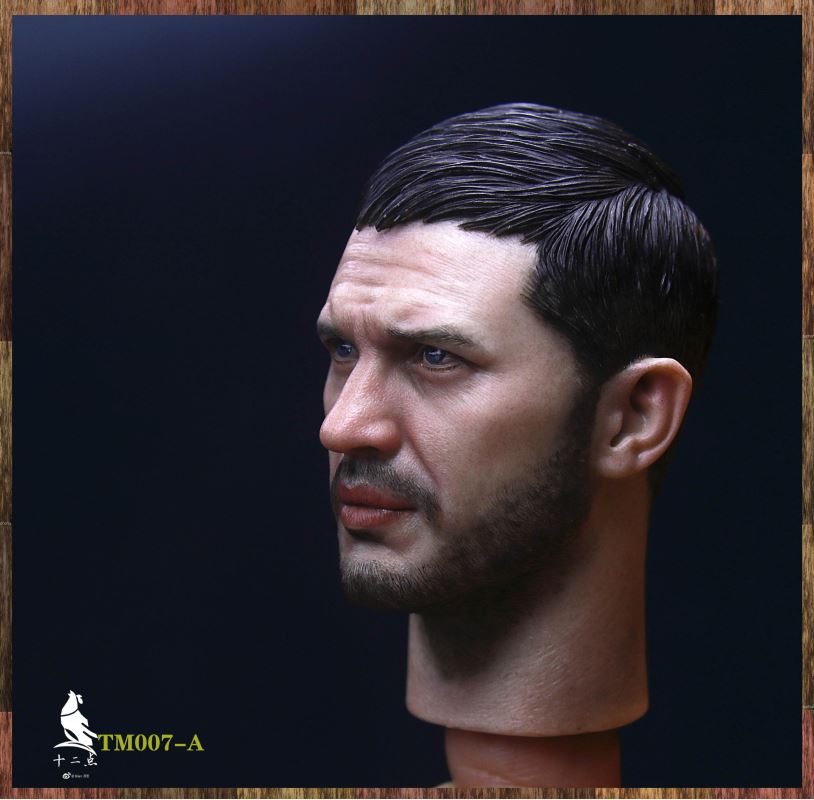 European and American tough guy head carving 1/6