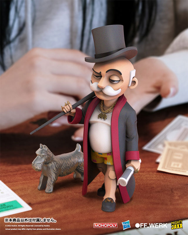 OFF_WERK/ Mr. Monopoly 6.5 Inch Vinyl Art Statue