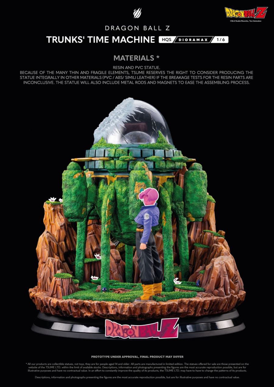 Dragon Ball Z - Trunks' Time Machine HQS Dioramax 1/6