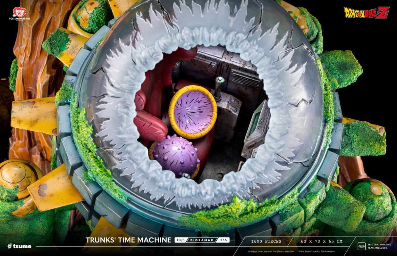 Dragon Ball Z - Trunks' Time Machine HQS Dioramax 1/6