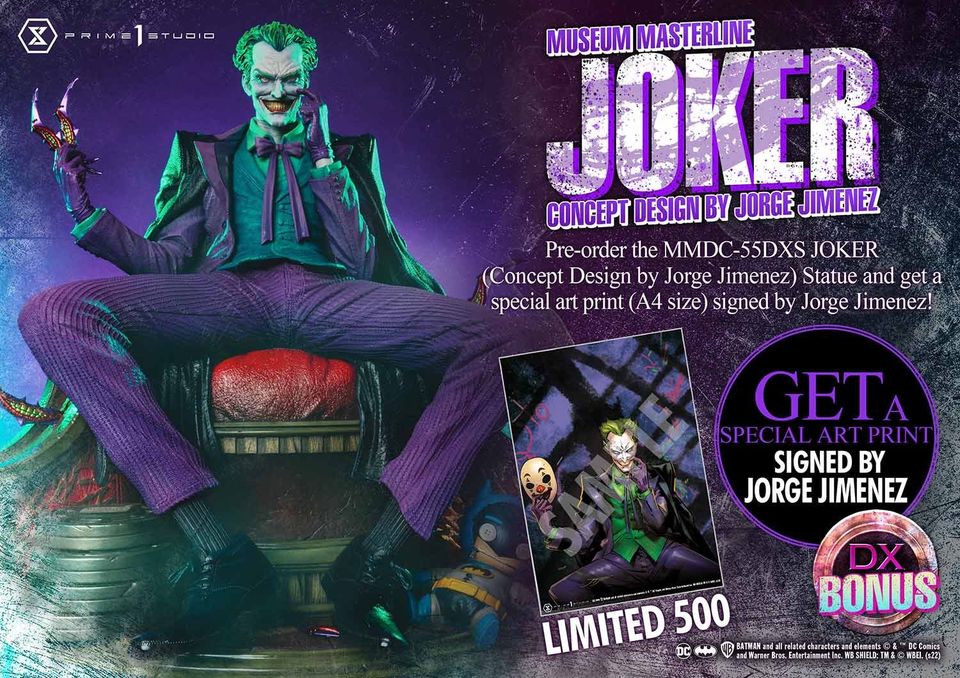 THE JOKER CONCEPT DESIGN BY JORGE JIMENEZ DELUXE (MMDC-55DXS)