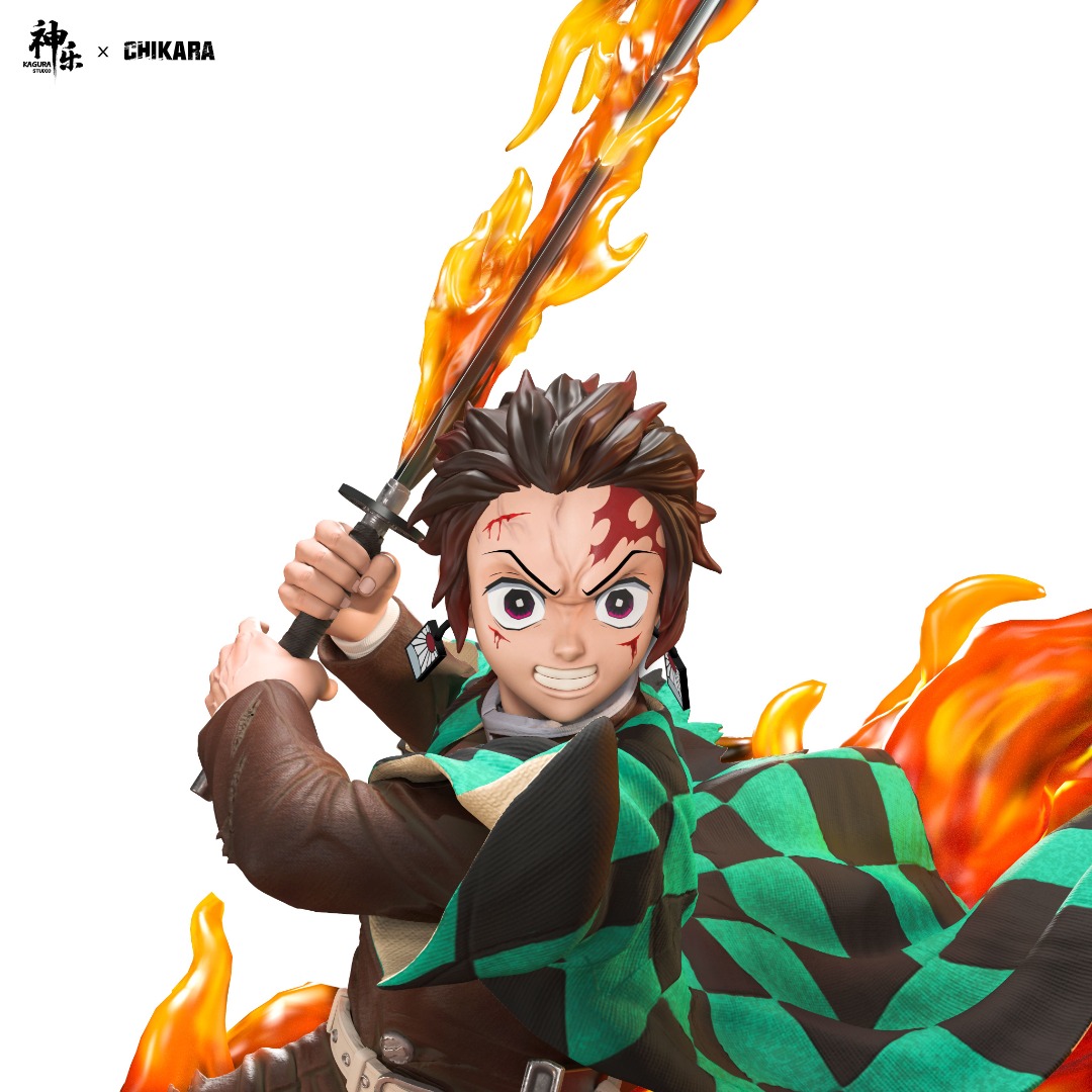 Tanjiro vs Gyutaro [Fire Dragon ver] – Demon Slayer