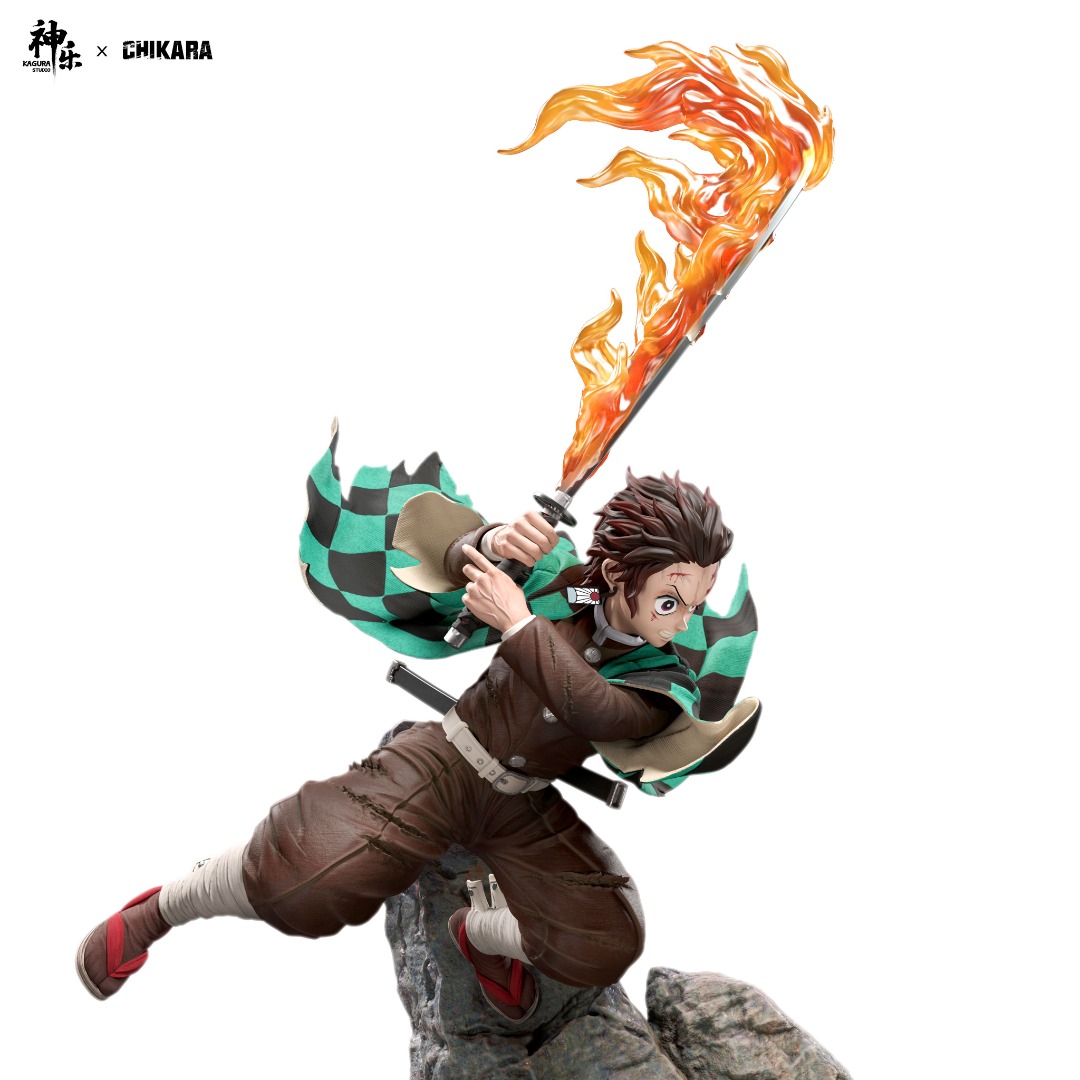 Tanjiro vs Gyutaro [Fire Dragon ver] – Demon Slayer