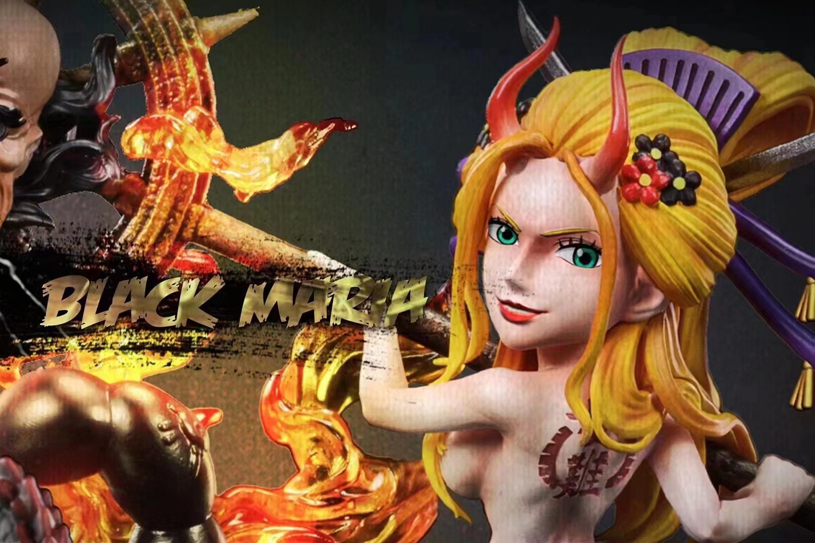 Onigashima Battle 3 Uruti & Page One & Black Maria