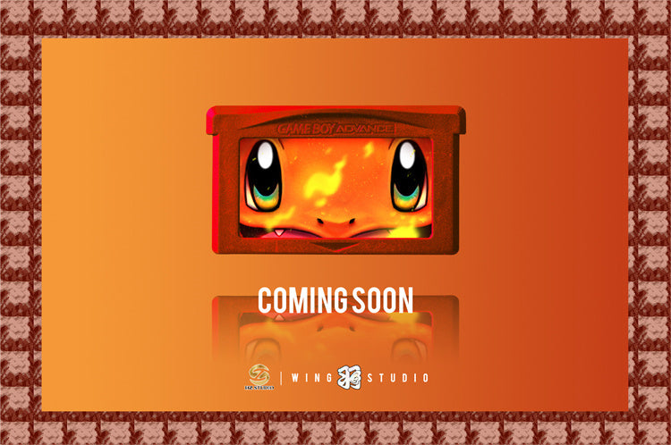 GBA SP Red ver. Charizard Family - Pokemon