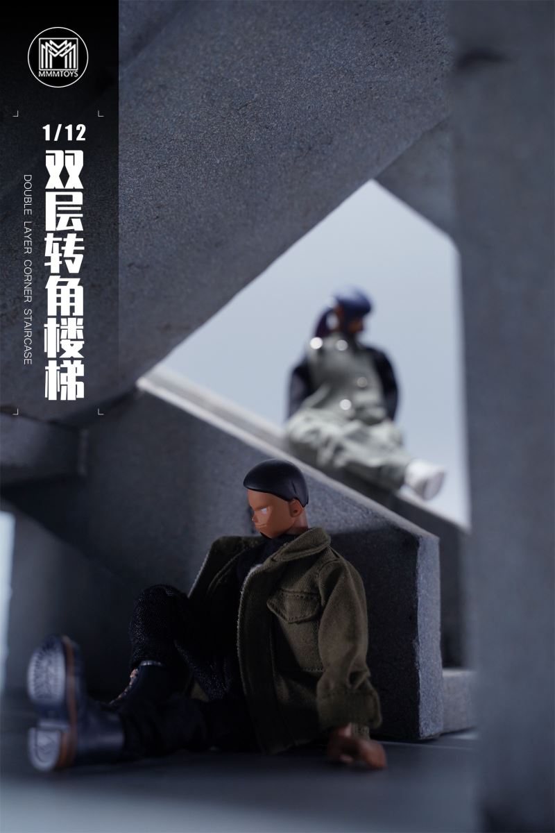 Double LayerCorner Staircase 1/12