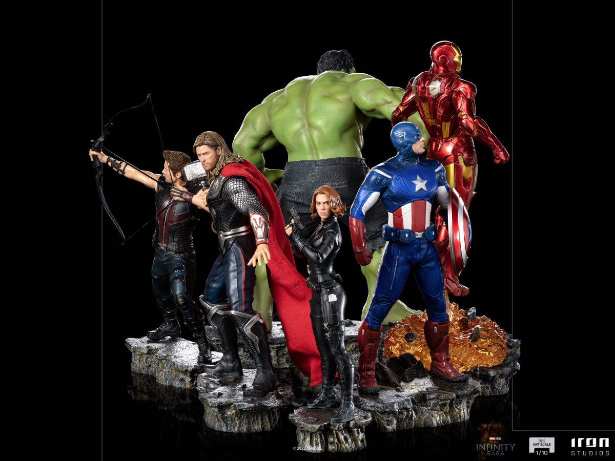 Marvel Infinity Legends Avengers - Captain America/Iron Man/Black Widow/Hawkeye/Thor/Hulk 1/10