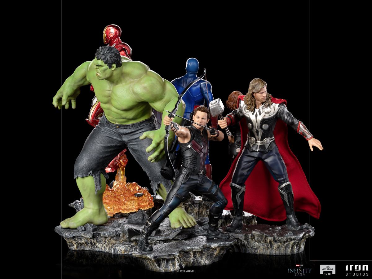 Marvel Infinity Legends Avengers - Captain America/Iron Man/Black Widow/Hawkeye/Thor/Hulk 1/10