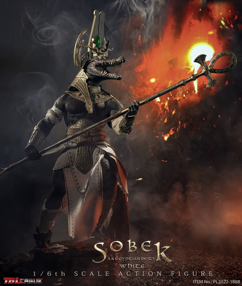 Ancient Egyptian Gods - Sobek Black/White (PL2022-188A/B) 1/6