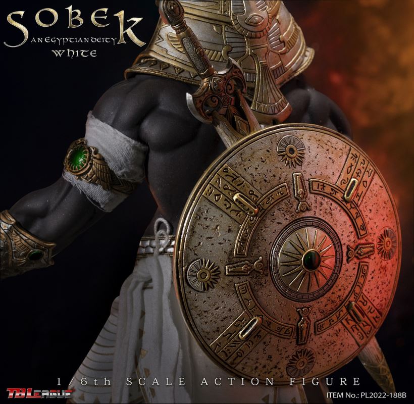 Ancient Egyptian Gods - Sobek Black/White (PL2022-188A/B) 1/6