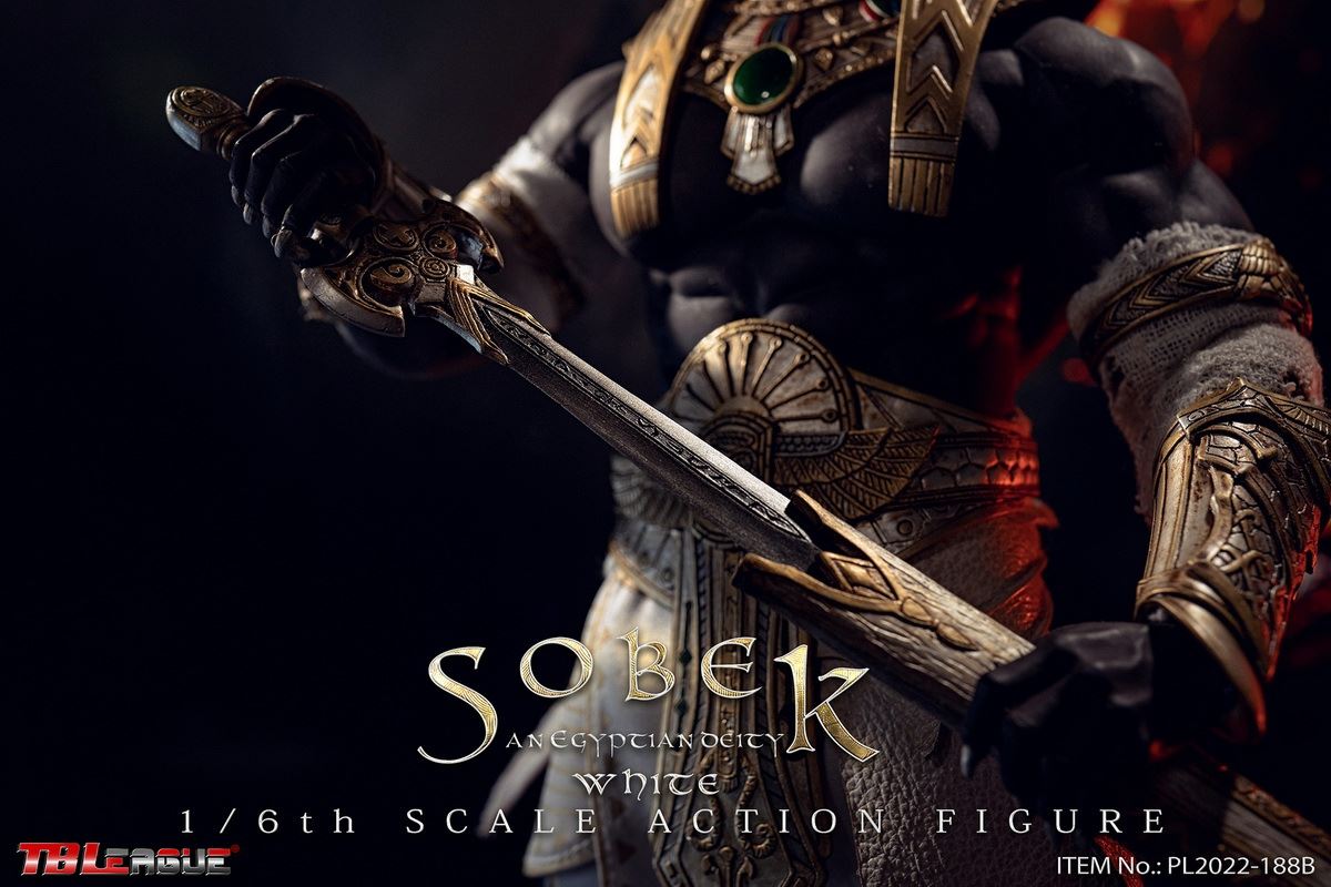 Ancient Egyptian Gods - Sobek Black/White (PL2022-188A/B) 1/6