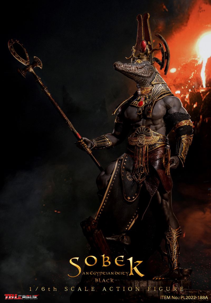 Ancient Egyptian Gods - Sobek Black/White (PL2022-188A/B) 1/6