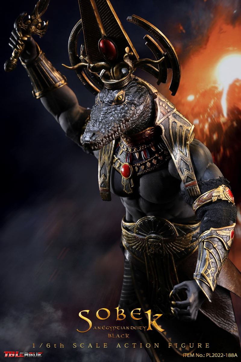 Ancient Egyptian Gods - Sobek Black/White (PL2022-188A/B) 1/6