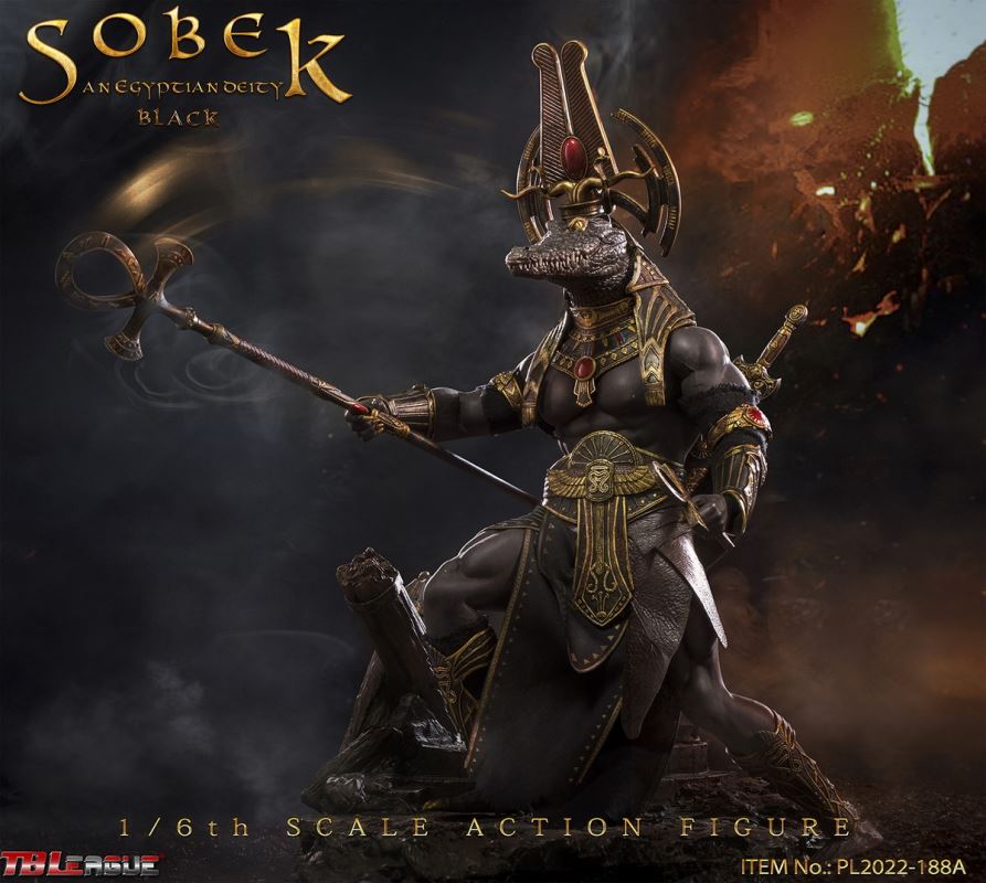 Ancient Egyptian Gods - Sobek Black/White (PL2022-188A/B) 1/6