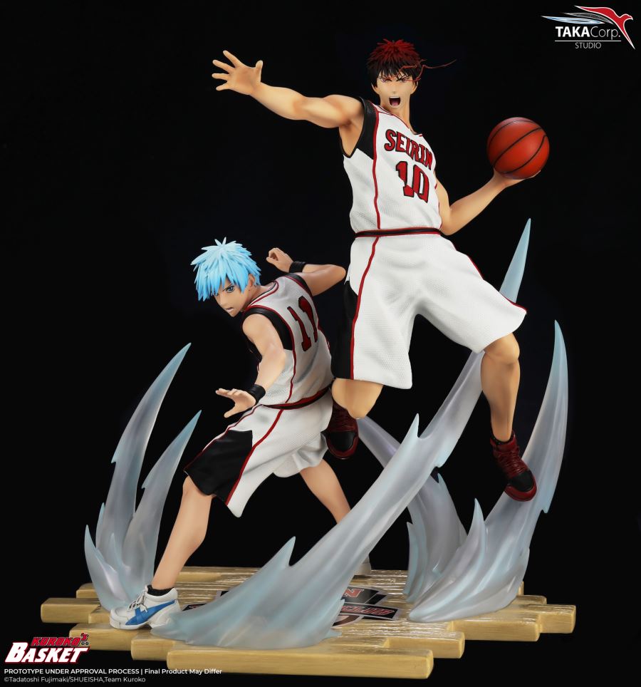 Kuroko's Basketball - Kuroko & Kagami -Home jersey (White) & Away jersey (Black)- 1/6