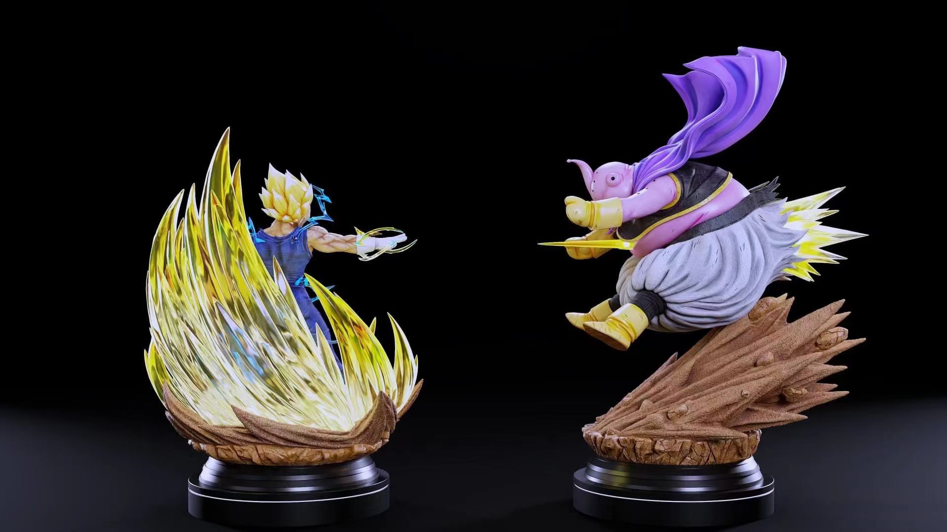 Vegeta vs Majin Buu 2.0