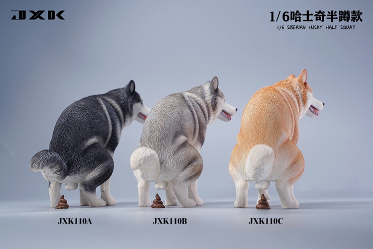 Siberian Husky Half Squat / Leg Lift 1/6