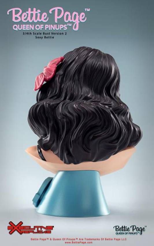 Bettie Page V2 Queen of Pinups ¾ Scale bust (Sexy Bettie)