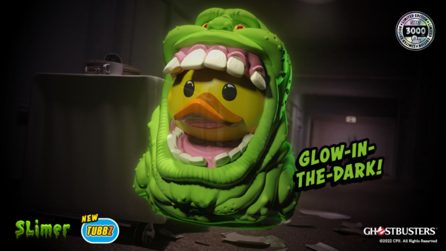 Cosplaying Duck Ghostbusters Slimer