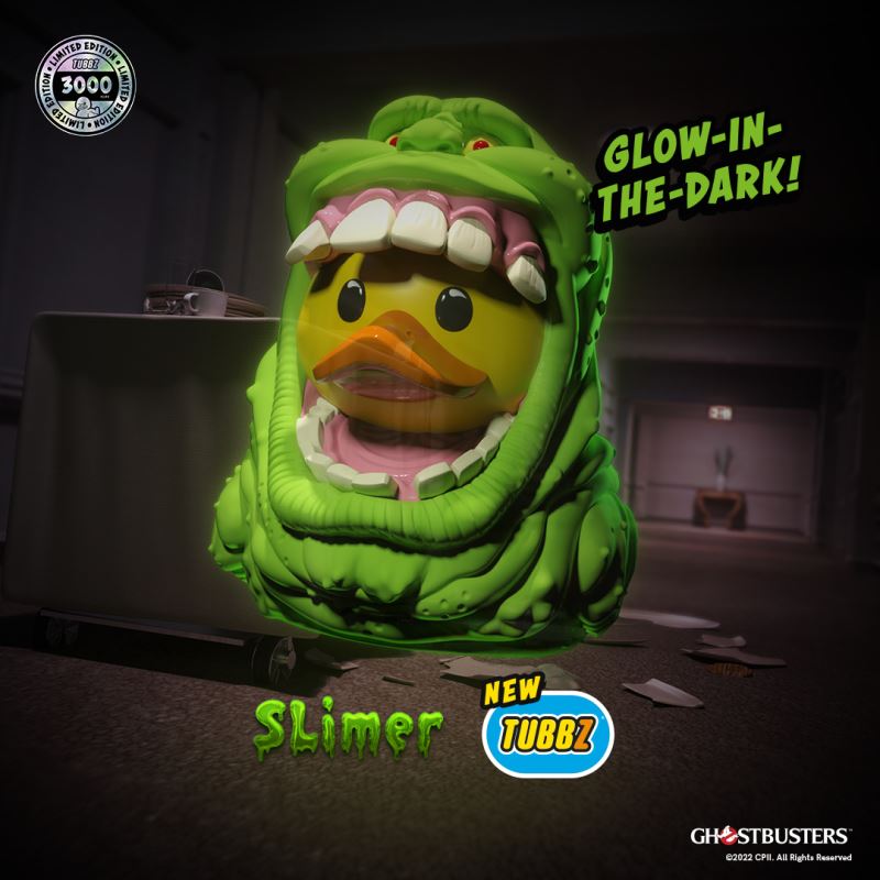 Cosplaying Duck Ghostbusters Slimer