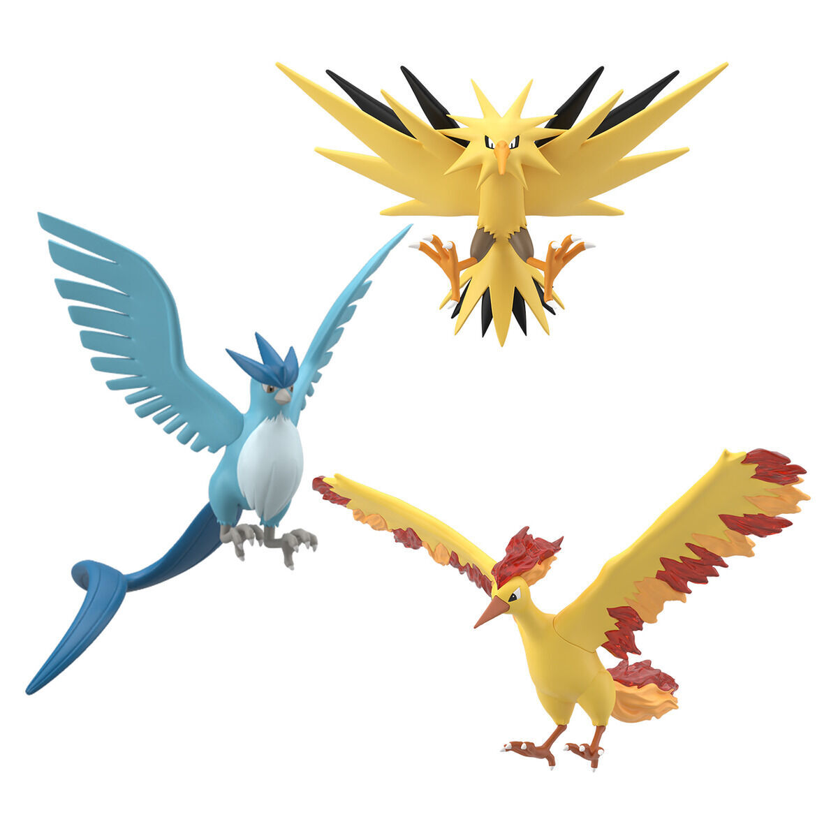 Pokemon Scale World Kanto Region Freezer & Thunder & Fire