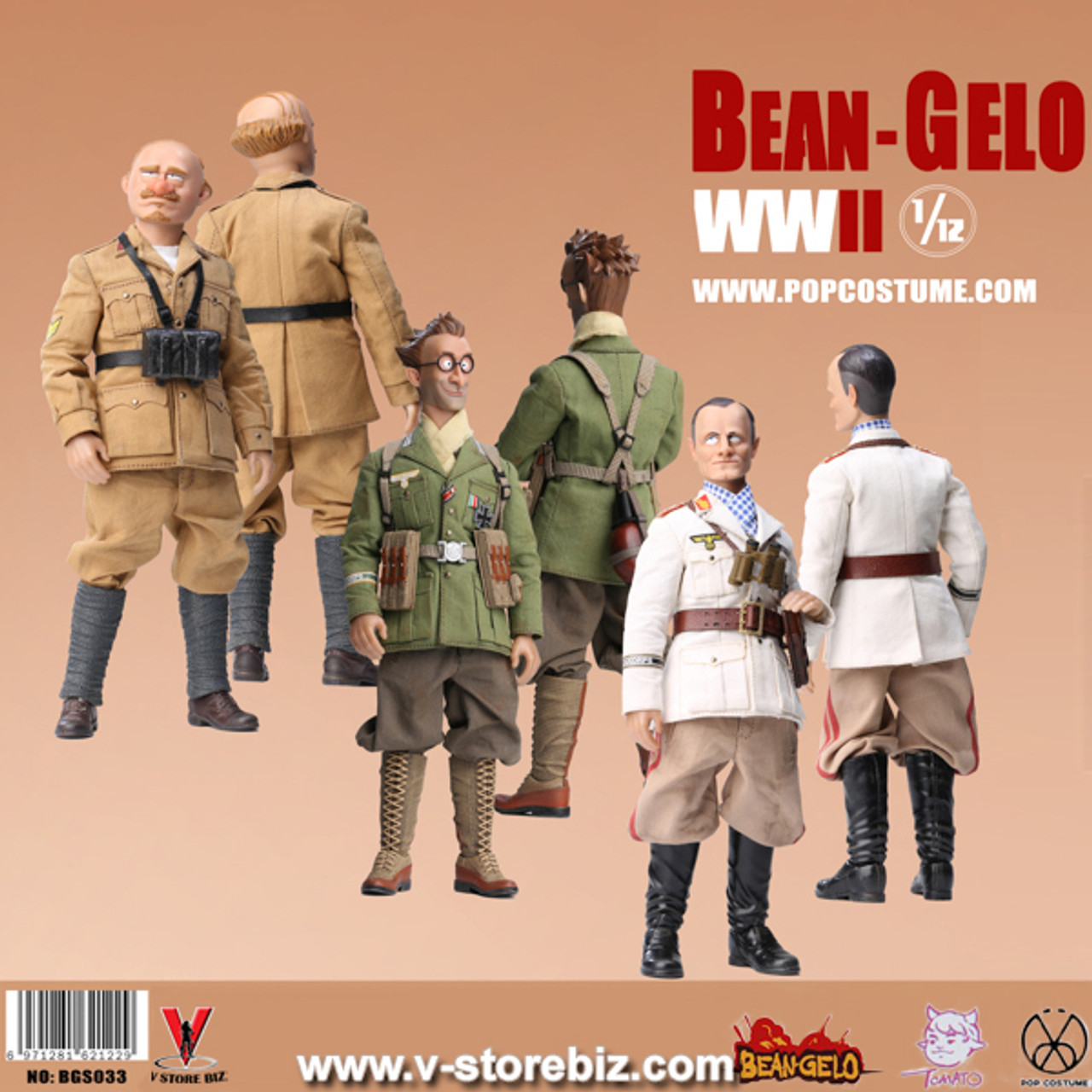 Costume BGS-033 1/12 Set of 3