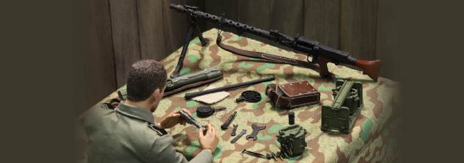 MG34 Machine Gun Kit 1/6