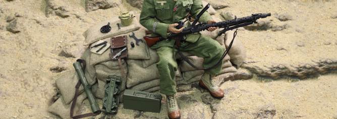 MG34 Machine Gun Kit 1/6